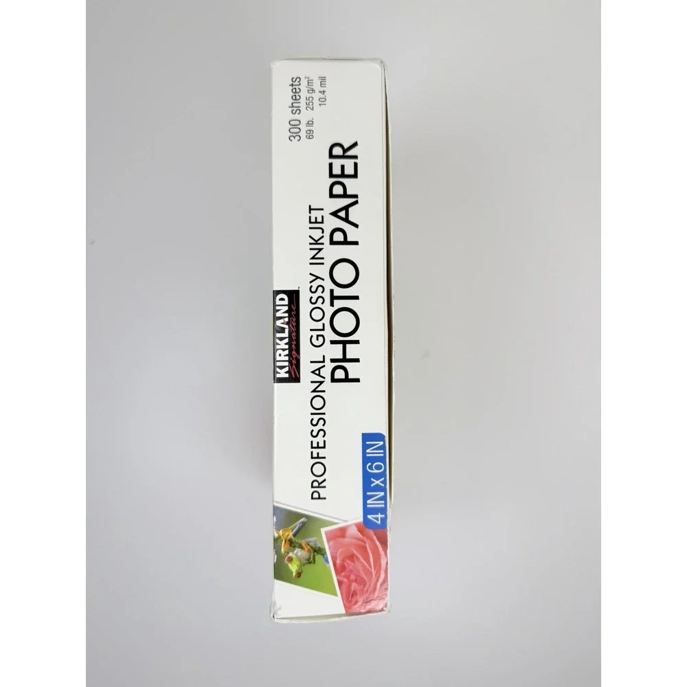 Kirkland Signature 4 x 6 Professional 69 Lb Glossy Inkjet Photo Paper 300 503636